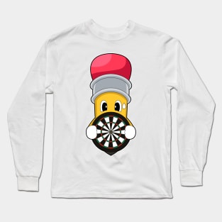 Pencil Darts Dartboard Long Sleeve T-Shirt